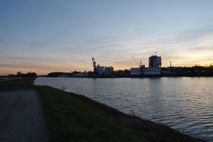 Hafen am Main-Donau-Kanal in Erlangen